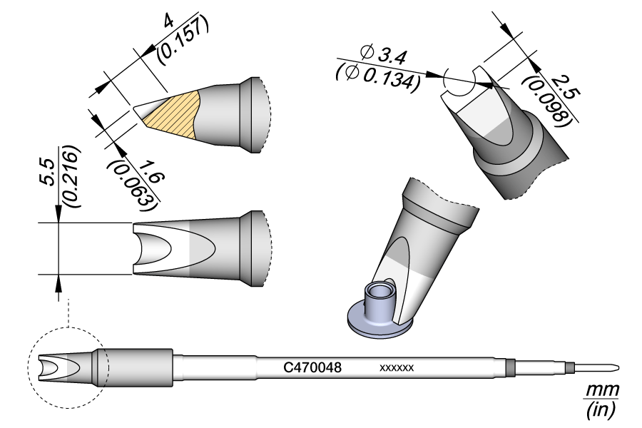 C470048 - Barrel Cartridge Ø 3.4